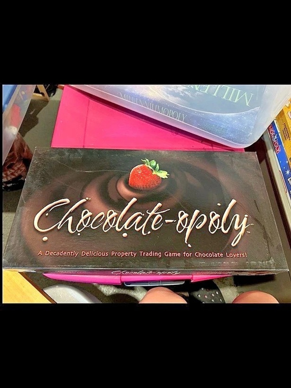 Late for the Sky Chocolate-opoly Board Game Complete Set